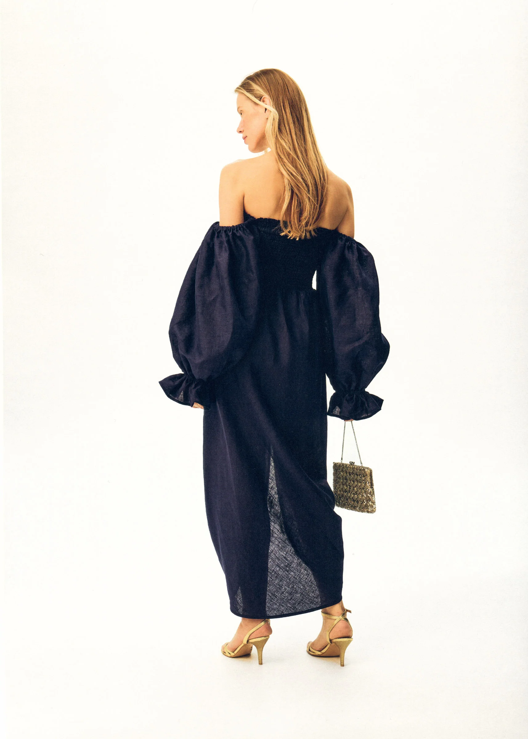 Atlanta Rose-Appliqué Off-the-Shoulder Dress - Image 4