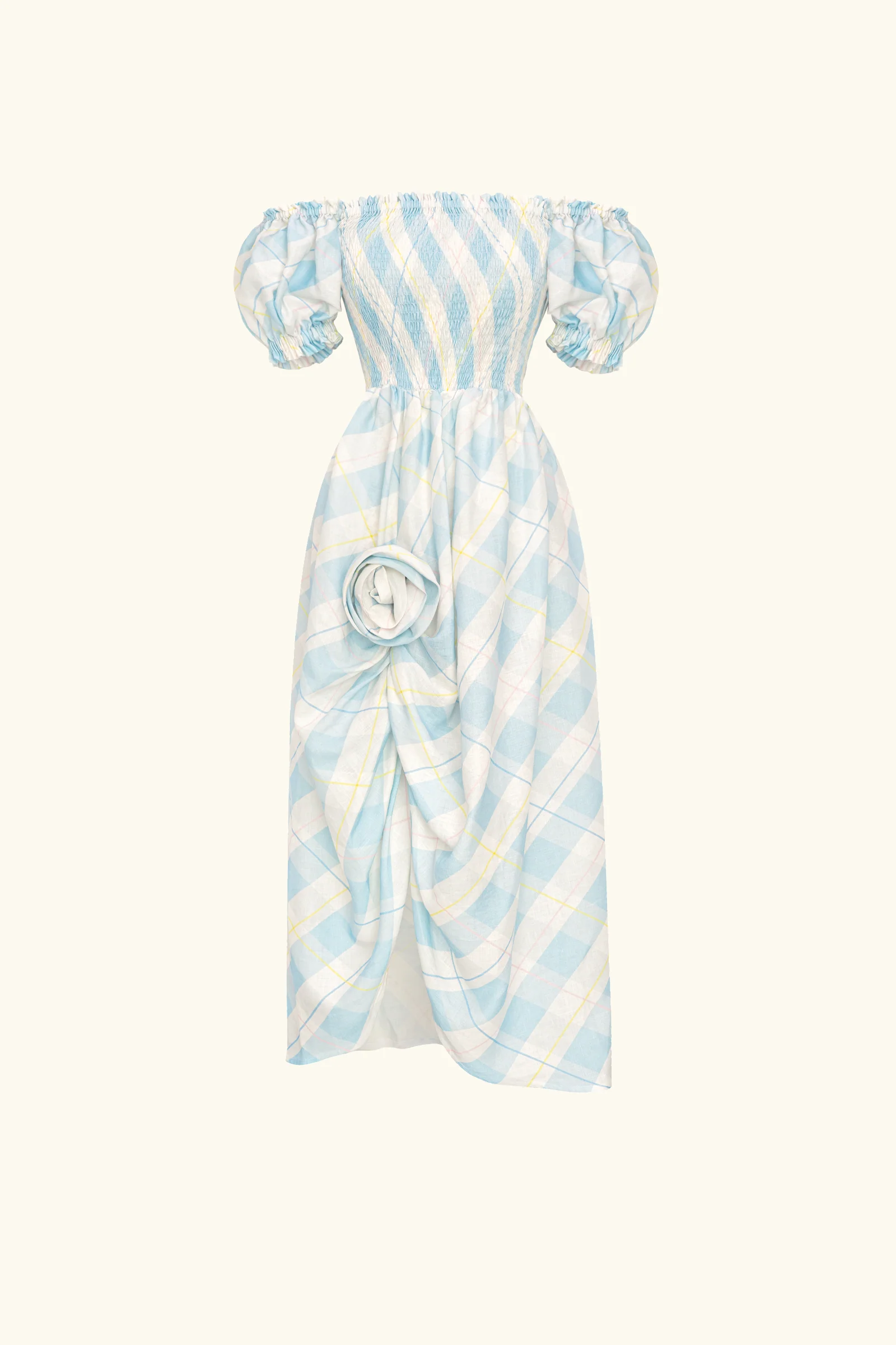Belle Floral-Appliqué Midi Dress - Image 7