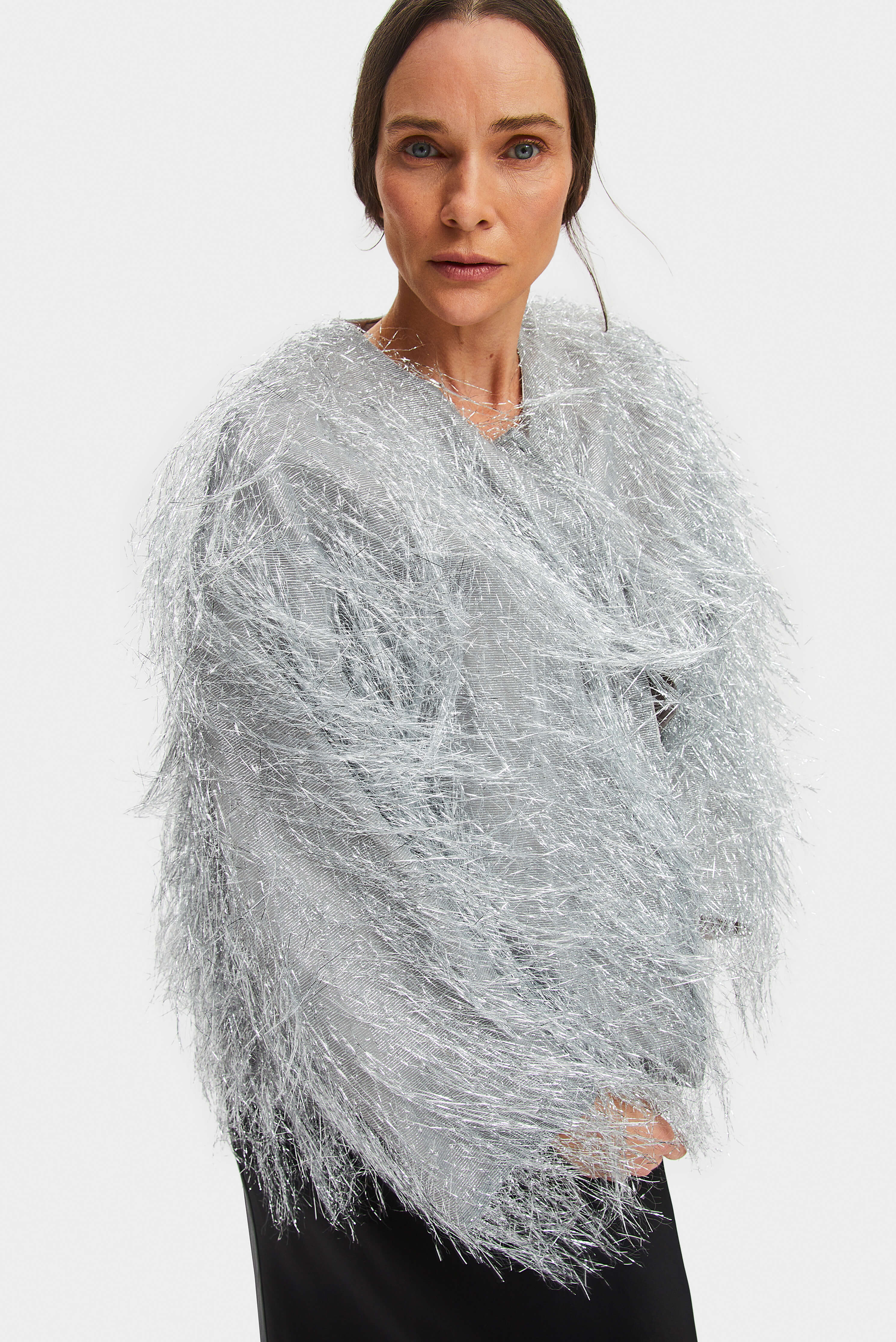 Disco Fringed Metallic Jacket - Image 5