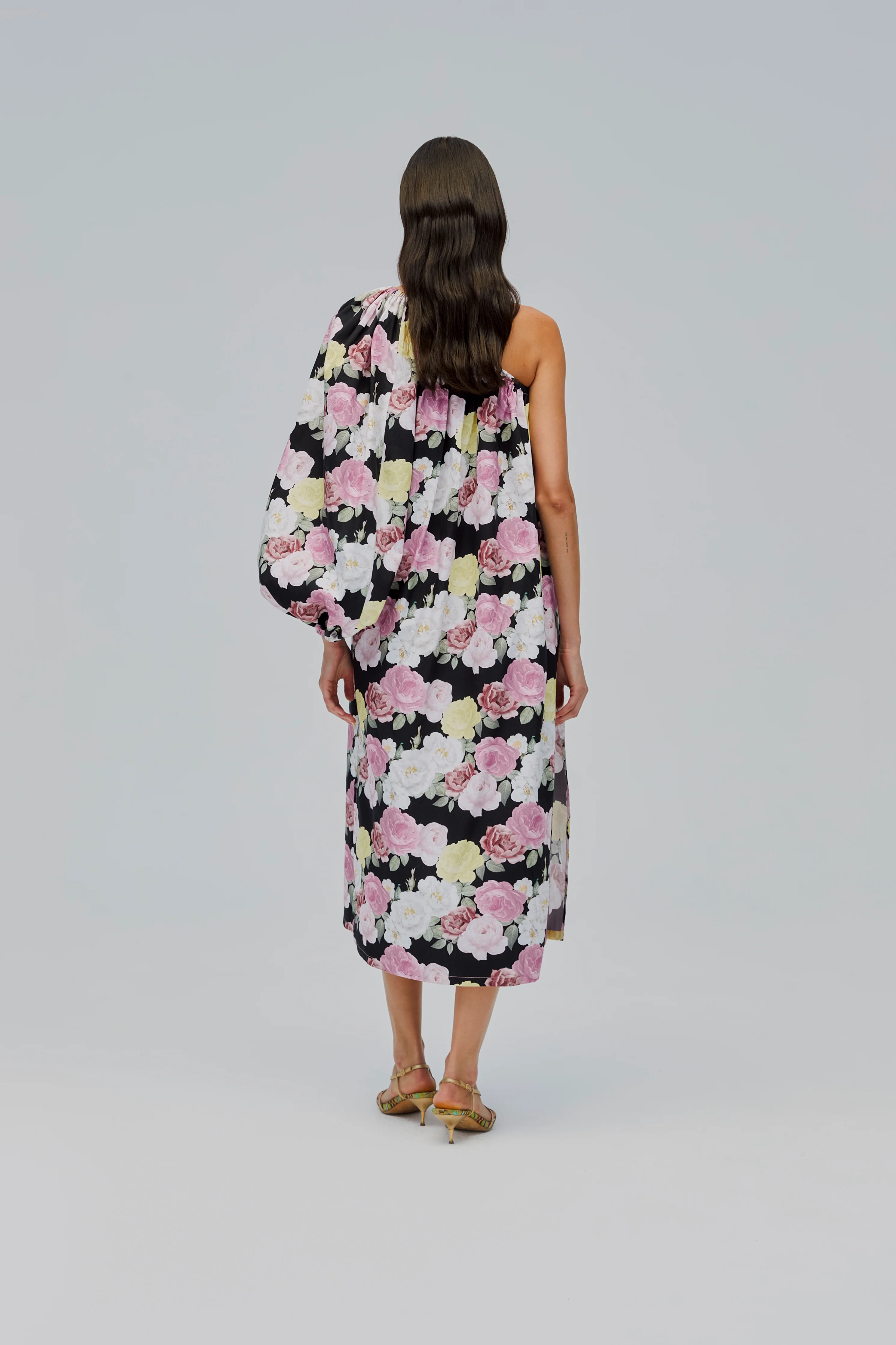 Gaia Cotton Midi Dress in Bloom - Image 5