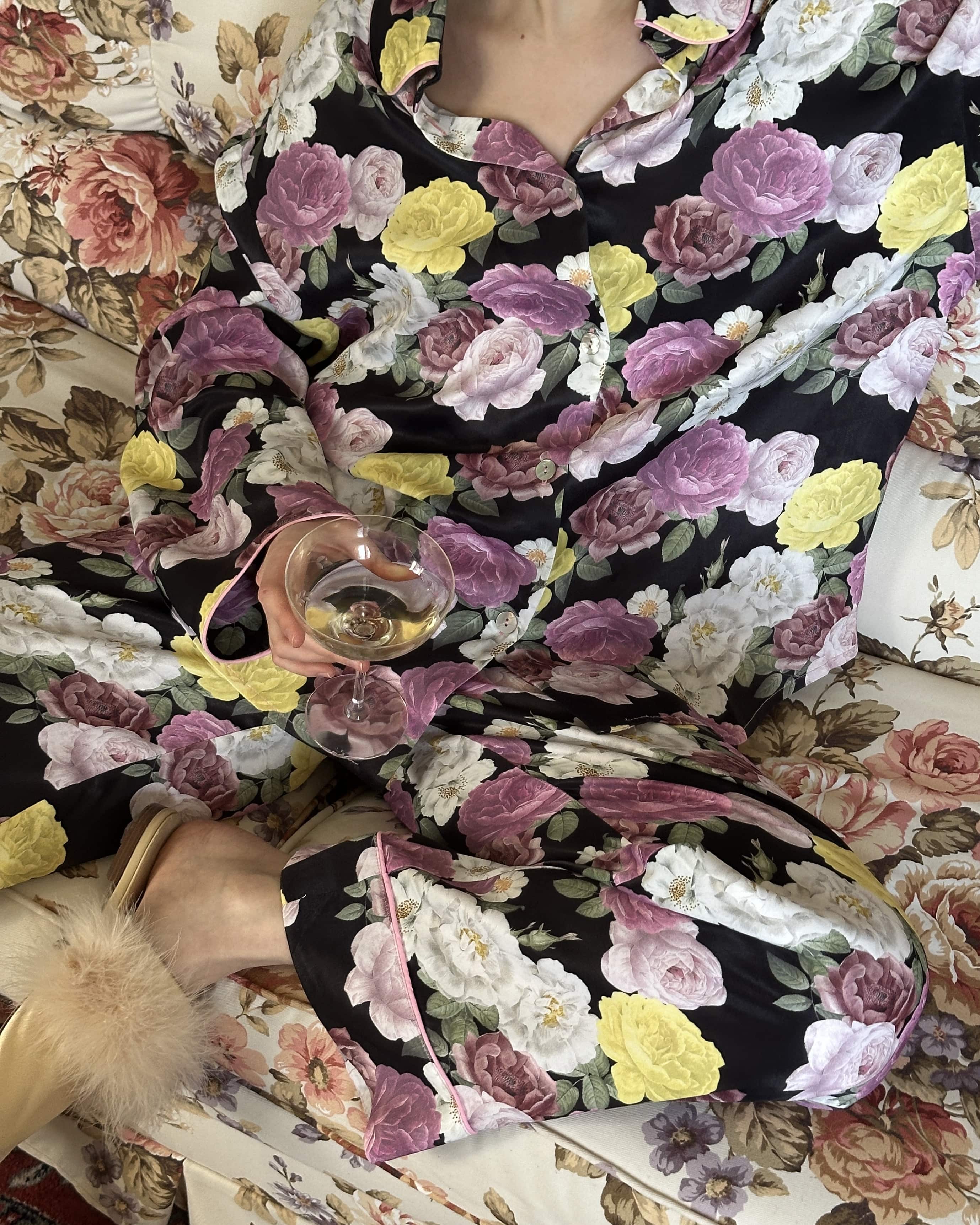 Pastelle Oversized Pants in Bloom - Image 2
