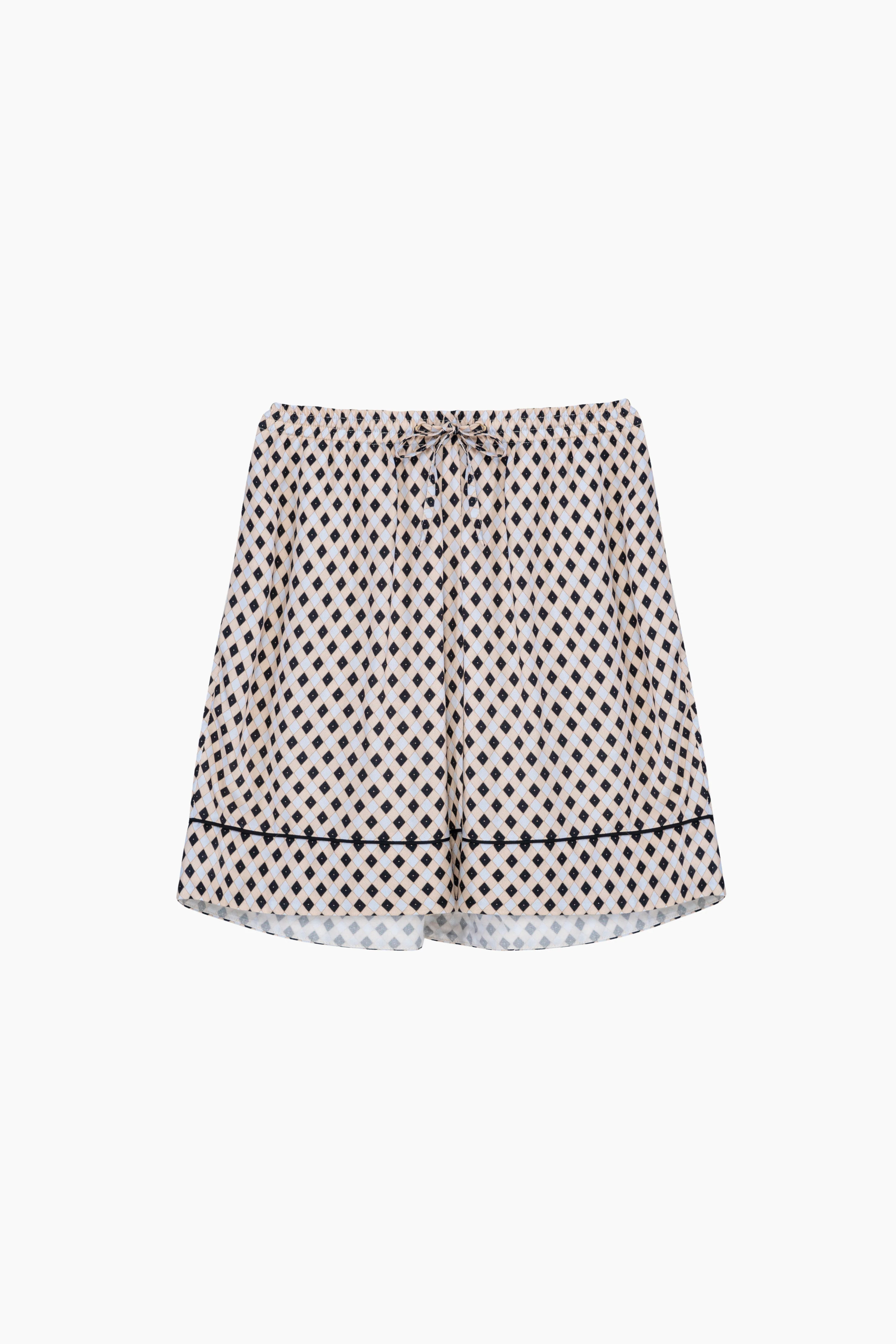 Pastelle Oversized Set with Shorts in Tie Print - Image 5