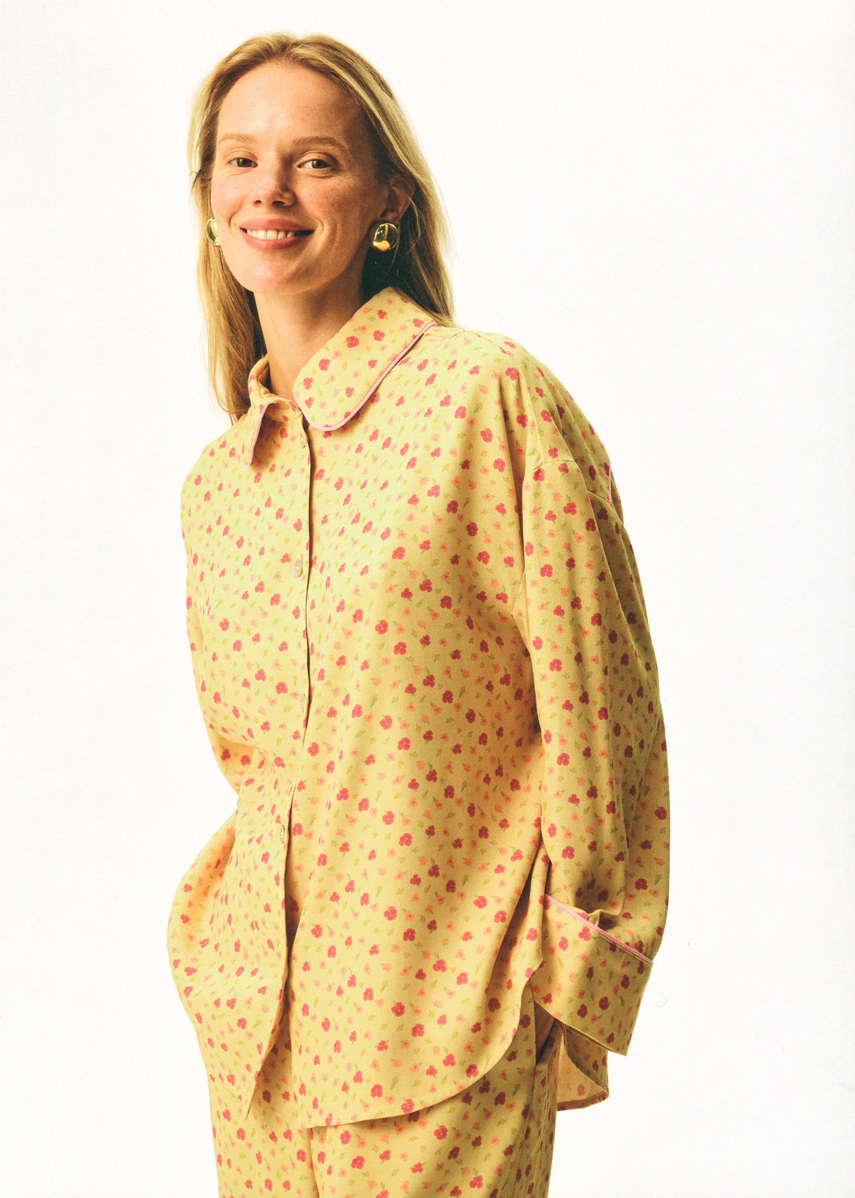 Pastelle Oversized Shirt in Wild Pansies - Image 6