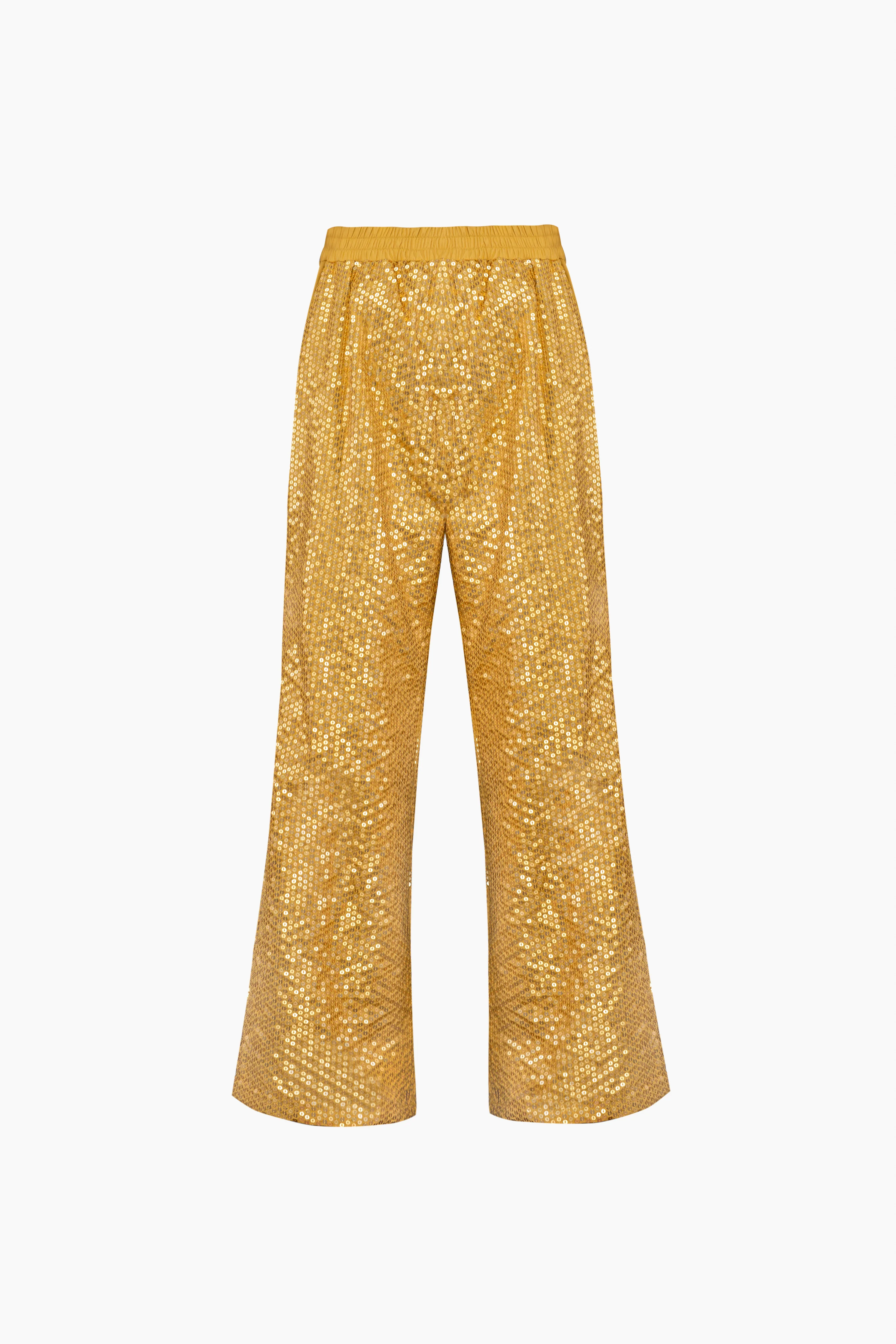 Supernova Sequined Pants in Gold - Image 7
