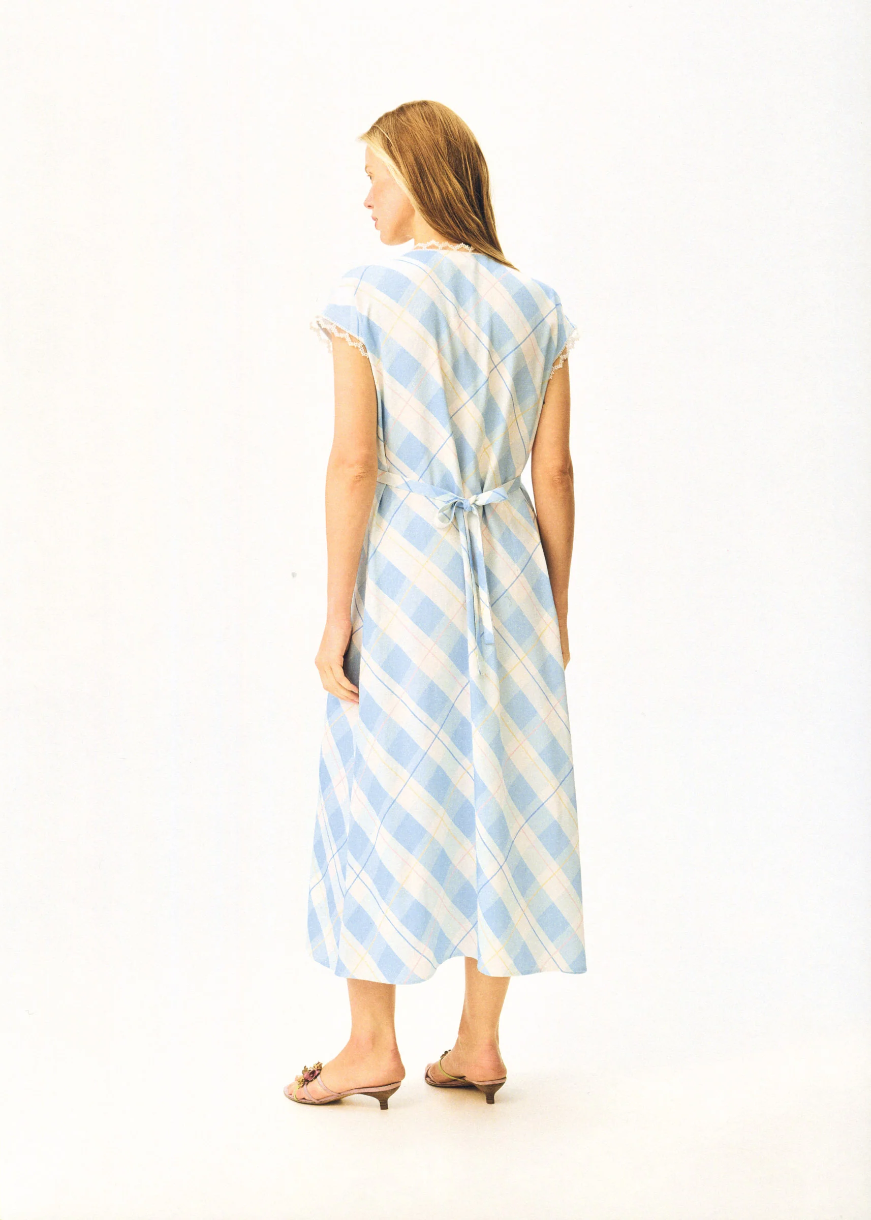 Genus Floral-Appliqué Midi Dress - Image 3