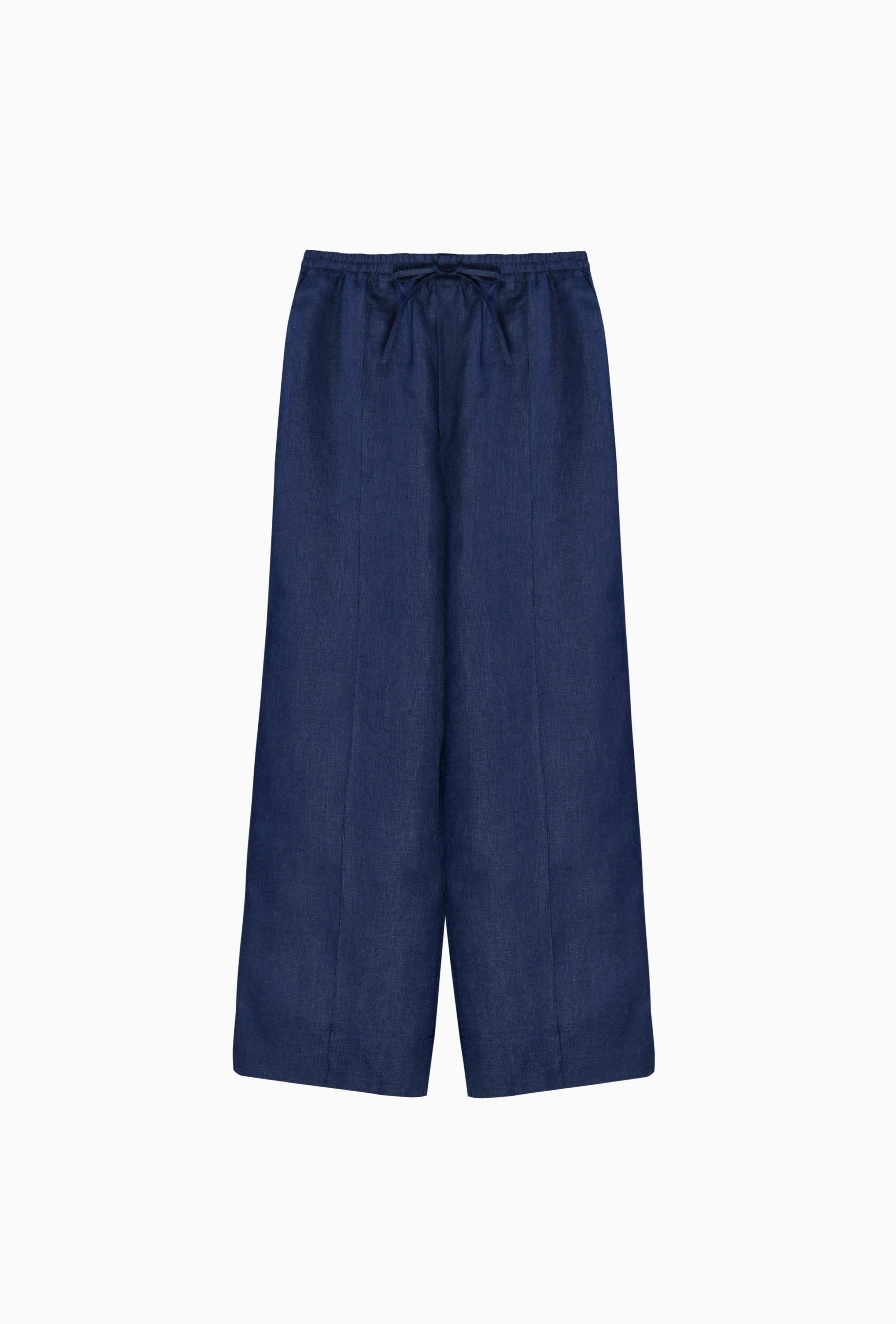 Unisex Linen Pants in Navy - Image 6