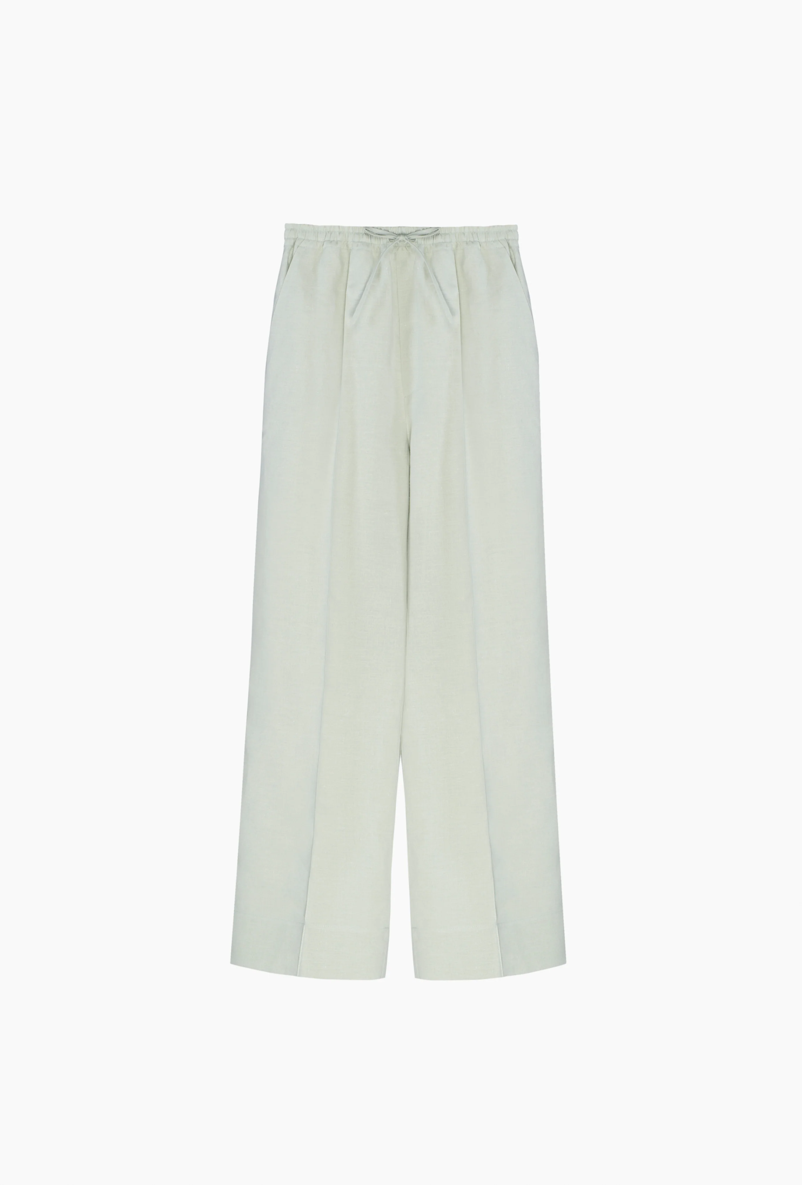 Unisex Linen Pants in Pistachio Green - Image 4