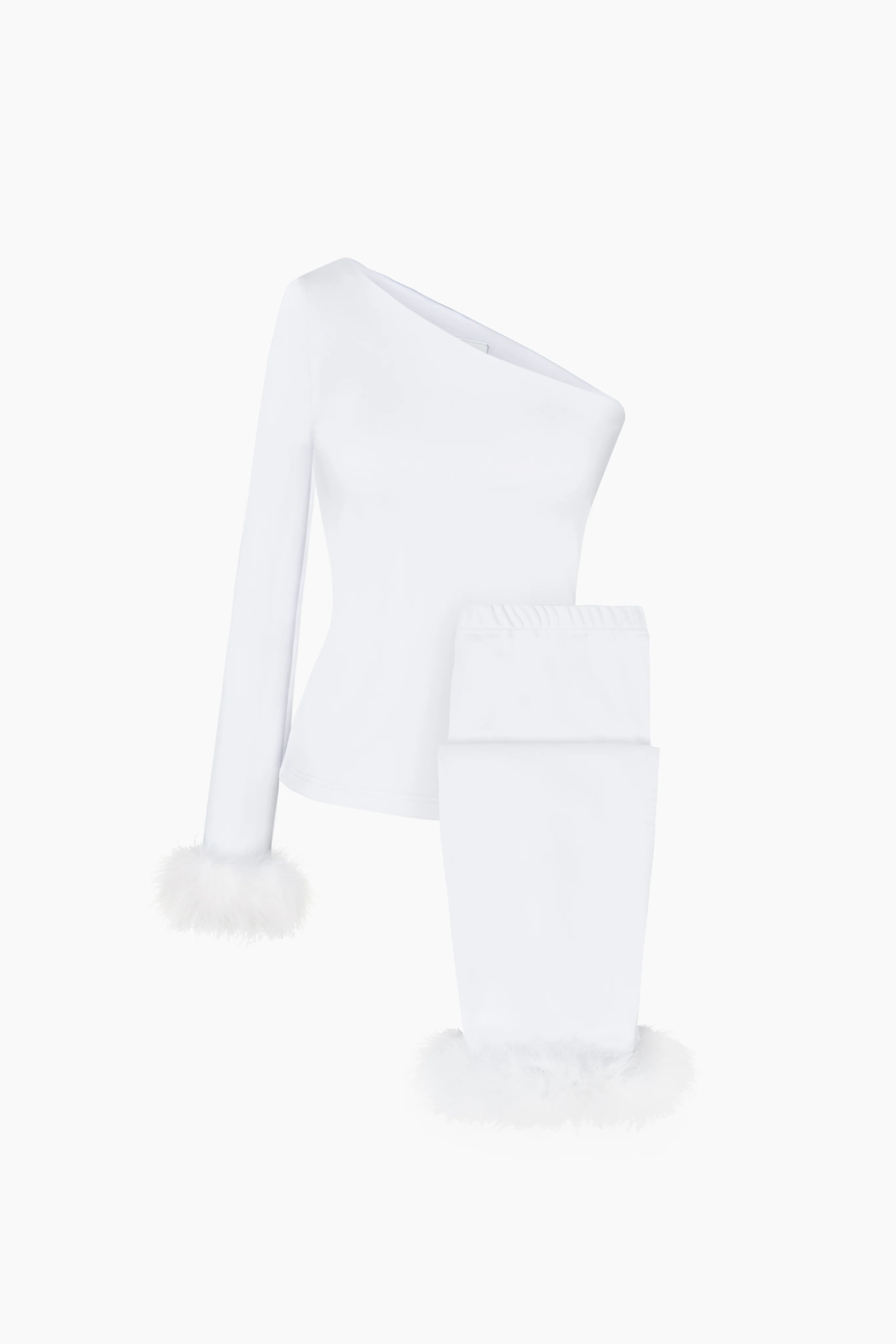 Weekend Chic Lounge Set in White - Image 6